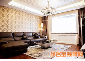 现代简约四居客厅装修效果图