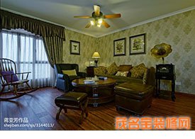  100平地中海三居客厅装修效果图